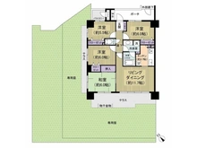 【東京都/調布市上石原】調布多摩川ガーデンフォート 間取り図