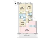 【東京都/調布市柴崎】ライオンズヒルズ調布つつじヶ丘弐番館 間取り図