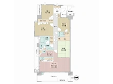 【東京都/調布市深大寺南町】深大寺レジデンスF 間取り図