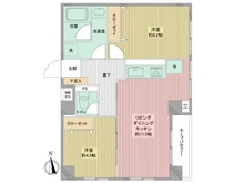 【東京都/調布市布田】ライオンズマンション調布駅前 間取り図