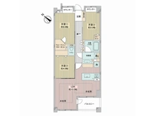 【東京都/調布市西つつじケ丘】つつじヶ丘ガーデンハウスサニーサイドレジデンス 間取り図