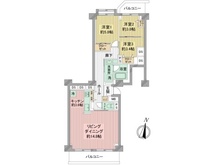 【東京都/世田谷区等々力】等々力ビューハイツ 間取り図