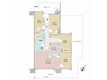 【東京都/多摩市鶴牧】ジオ多摩センター 間取り図