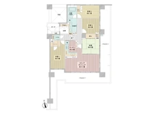 【東京都/多摩市鶴牧】ブリリア多摩センター 間取り図