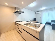 【東京都/多摩市鶴牧】ザ・グランクロス多摩センター 明るく開放的なキッチンには便利な設備が揃っています