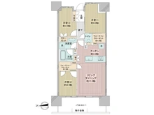 【東京都/多摩市鶴牧】ザ・グランクロス多摩センター 間取り図