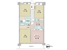 【神奈川県/川崎市多摩区登戸】メディウス登戸 間取り図