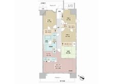 【東京都/多摩市鶴牧】ジオ多摩センター 間取り図