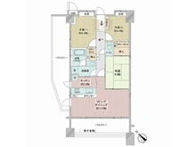 【神奈川県/川崎市麻生区高石】コスモ読売ランドエクセルコート 間取り図