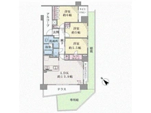 【神奈川県/横浜市港北区日吉】ナイスサンソレイユ日吉 間取り図