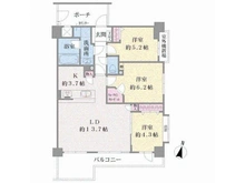 【神奈川県/横浜市磯子区原町】ナイスアーバン横濱根岸 間取り図