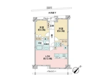 【神奈川県/横須賀市根岸町】ディークラディアリーガルプレイス北久里浜 間取り図