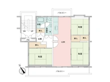 【神奈川県/横浜市港南区港南台】港南台つぐみ団地12号棟12 間取り図