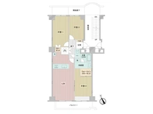 【神奈川県/鎌倉市植木】鎌倉グリーンマンション 間取り図