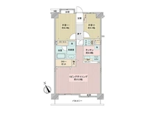【神奈川県/川崎市宮前区馬絹】コスモ宮崎台グランデュール 間取り図