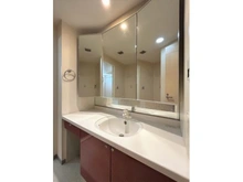 【神奈川県/横浜市都筑区大丸】グランノア港北の丘18番館 洗面台　鏡裏収納有