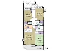 【東京都/国分寺市本多】グランヴェール国分寺2番館 間取り図