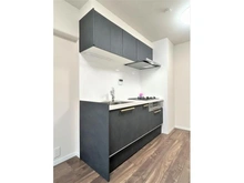 【東京都/小平市花小金井南町】花小金井スカイハイツA棟 3口ガスコンロ、浄水器一体型水栓付のシステムキッチンです