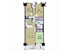 【東京都/小平市花小金井】ルネ花小金井 間取り図