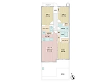 【東京都/世田谷区世田谷】アールヴェール世田谷一丁目 間取り図