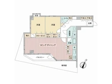 【東京都/練馬区豊玉南】ライオンズマンション沼袋第3 間取り図