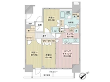 【東京都/品川区西五反田】リビオ目黒リバーサウス 間取り図