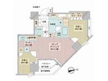 【東京都/港区白金台】プラウドタワー白金台 間取り図