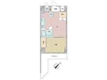 【東京都/品川区北品川】マンション御殿山 間取り図
