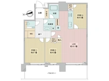 【東京都/中央区湊】パークシティ中央湊ザタワー 間取り図