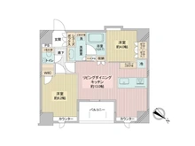 【東京都/中央区日本橋堀留町】GREEN　PARK　日本橋堀留町 間取り図