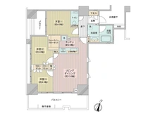 【東京都/中央区日本橋浜町】クレヴィア日本橋浜町公園 間取り図