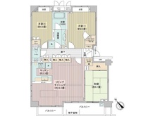 【東京都/世田谷区成城】シティハウス成城センターコート 間取り図