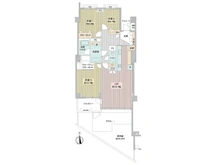【東京都/調布市入間町】パストラル成城 間取り図