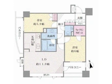 【東京都/渋谷区恵比寿西】代官山デュープレックス 間取り図