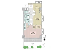 【埼玉県/川口市金山町】ライオンズマンション川口第10 間取り図