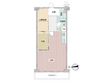 【埼玉県/川口市大字辻】鳩ケ谷スカイハイツ 間取り図
