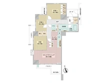 【埼玉県/川口市栄町】ブランズ川口栄町パークフロント 間取り図