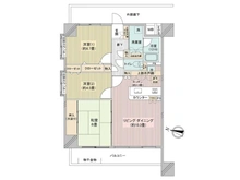 【埼玉県/川口市飯塚】ジェム川口プライムアベニュー 間取り図