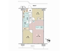 【埼玉県/川口市鳩ヶ谷本町】スカイパル鳩ケ谷本町 間取り図
