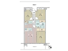 【埼玉県/川口市並木元町】日神パレステージ川口並木 間取り図