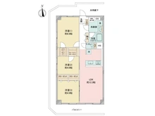 【埼玉県/川口市大字辻】鳩ケ谷スカイハイツ 間取り図