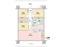【埼玉県/川口市大字西新井宿】マイキャッスル川口東ラフィナート 間取り図