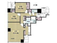 【大阪府/大阪市北区樋之口町】シティタワー大阪天満 間取り図