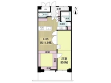 【大阪府/大阪市福島区玉川】ユニライフ福島C棟 間取り図