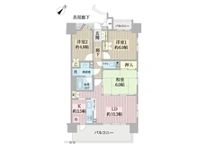 【大阪府/大阪市西淀川区佃】セントラルパレス千船アルテア 間取り図