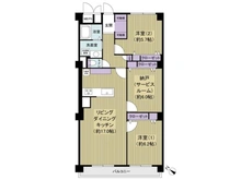【大阪府/大阪市西淀川区歌島】プラザ歌島弐号棟 間取り図