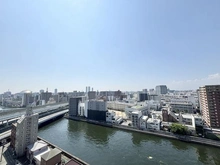 【大阪府/大阪市西区江之子島】阿波座ライズタワーズ　フラッグ46 南西側眺望：京セラドーム大阪まで見渡せます※天候による
