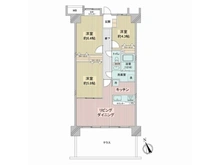 【大阪府/大阪市城東区新喜多東】四季彩都いちょう館B棟 間取り図