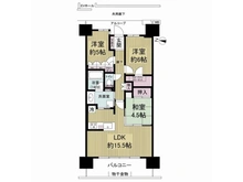 【大阪府/大阪市北区中津】パークホームズ　ノースゲートスクエア 間取り図