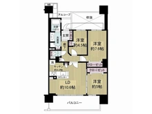 【大阪府/大阪市城東区永田】サンクタス城東深江橋 間取り図